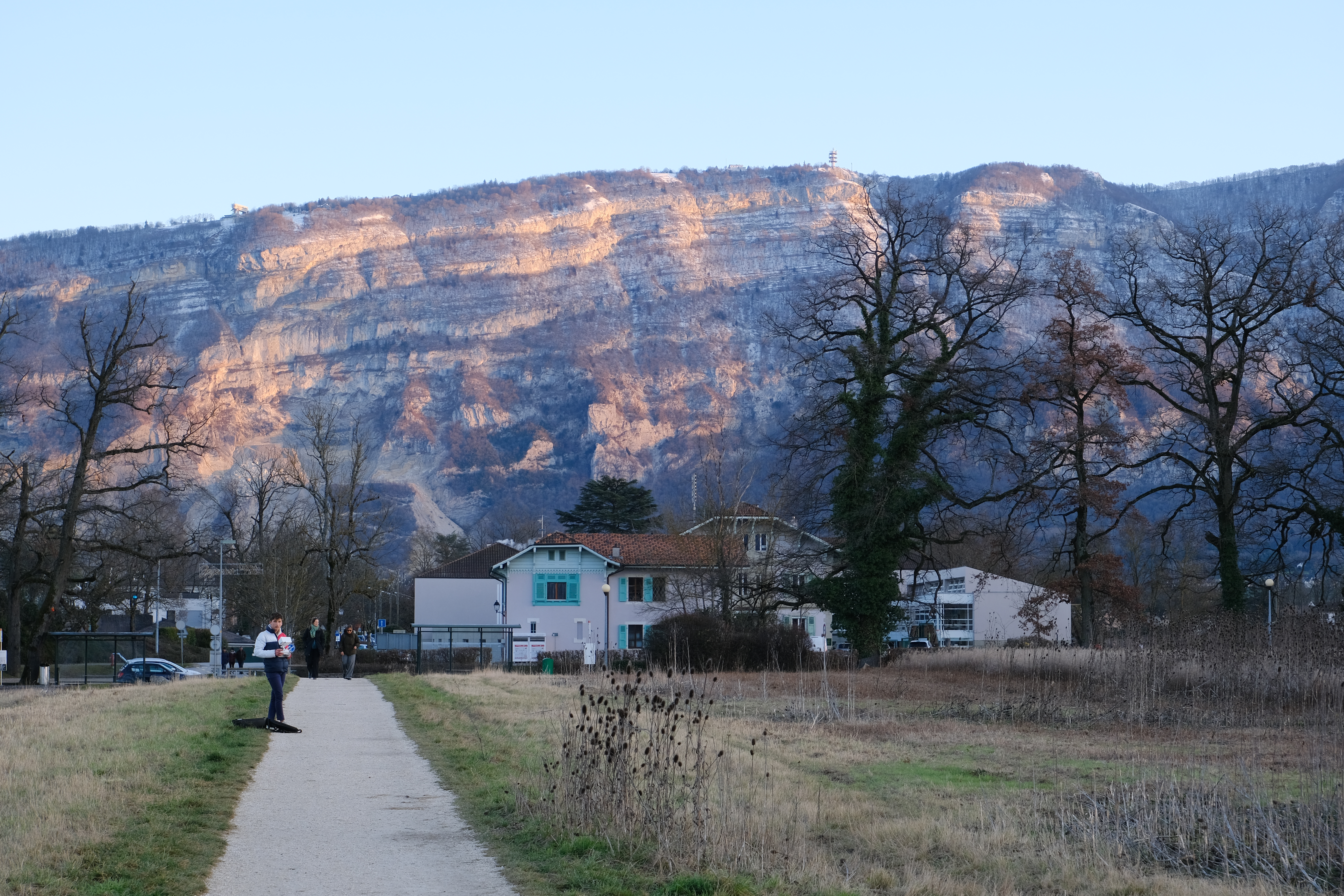 Le Salève vu depuis Troinex